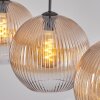 Koyoto Pendellampa, kullampa, Pendelbelysning Amber, Klart, 3-ljuskällor