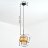 Ripoll Pendellampa, kullampa, Pendelbelysning Amber, 1-ljuskällor