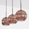 Koyoto Pendellampa, kullampa, Pendelbelysning Kopparfärg, 3-ljuskällor