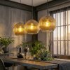 Koyoto Pendellampa, kullampa, Pendelbelysning Guld, 3-ljuskällor