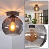 Koyoto Taklampa, kullampa 20 cm Rökfärger, 1-ljuskällor