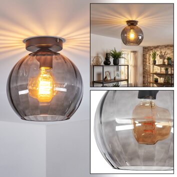 Koyoto Taklampa, kullampa 20 cm Rökfärger, 1-ljuskällor