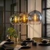 Koyoto Pendellampa, kullampa, Pendelbelysning Blå, Guld, Grön, Klart, 3-ljuskällor
