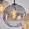 Koyoto Pendellampa, kullampa, Pendelbelysning Amber, Klart, Rökfärger, 3-ljuskällor