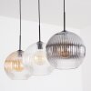 Koyoto Pendellampa, kullampa, Pendelbelysning Amber, Klart, Rökfärger, 3-ljuskällor