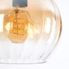 Koyoto Pendellampa, kullampa, Pendelbelysning Amber, Klart, Rökfärger, 3-ljuskällor
