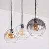Koyoto Pendellampa, kullampa, Pendelbelysning Amber, Klart, Rökfärger, 3-ljuskällor