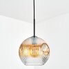 Ripoll Pendellampa, kullampa, Pendelbelysning Amber, Klart, 1-ljuskällor
