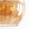 Koyoto Pendellampa, kullampa, Pendelbelysning Amber, Rökfärger, 3-ljuskällor