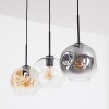 Ripoll Pendellampa, kullampa, Pendelbelysning Amber, Klart, Rökfärger, 3-ljuskällor