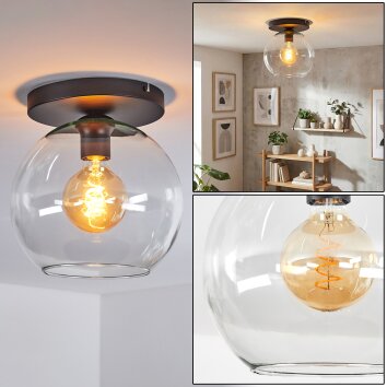 Koyoto Taklampa, kullampa 25 cm Klart, 1-ljuskällor