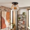 Koyoto Taklampa, kullampa 25 cm Amber, Klart, 1-ljuskällor