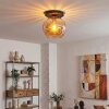 Koyoto Taklampa, kullampa 25 cm Amber, 1-ljuskällor