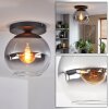Koyoto Taklampa, kullampa 25 cm Klart, Rökfärger, 1-ljuskällor