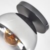 Koyoto Taklampa, kullampa 25 cm Klart, Rökfärger, 1-ljuskällor