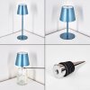 Salgadinho Bordslampa utomhus, Bordslampa LED Blå, 1-ljuskällor
