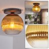 Koyoto Taklampa, kullampa 26 cm Guld, Klart, 1-ljuskällor