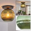 Koyoto Taklampa, kullampa 25 cm Grön, 1-ljuskällor