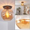 Koyoto Taklampa, kullampa 30 cm Amber, 1-ljuskällor