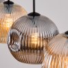 Ripoll Pendellampa, kullampa, Pendelbelysning Amber, Rökfärger, 4-ljuskällor