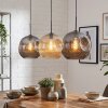 Ripoll Pendellampa, kullampa, Pendelbelysning Amber, Rökfärger, 3-ljuskällor