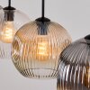 Ripoll Pendellampa, kullampa, Pendelbelysning Amber, Klart, Rökfärger, 4-ljuskällor