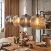 Ripoll Pendellampa, kullampa, Pendelbelysning Amber, Rökfärger, 4-ljuskällor