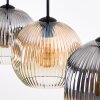 Ripoll Pendellampa, kullampa, Pendelbelysning Amber, Klart, Rökfärger, 4-ljuskällor