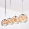 Ripoll Pendellampa, kullampa, Pendelbelysning Amber, Klart, 4-ljuskällor