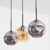 Koyoto Pendellampa, kullampa, Pendelbelysning Amber, Rökfärger, 3-ljuskällor