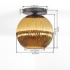 Koyoto Taklampa, kullampa 30 cm Guld, 1-ljuskällor