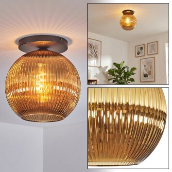 Koyoto Taklampa, kullampa 30 cm Guld, 1-ljuskällor