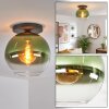 Koyoto Taklampa, kullampa 30 cm Grön, Klart, 1-ljuskällor