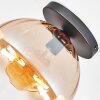 Koyoto Taklampa, kullampa 30 cm Amber, Klart, 1-ljuskällor