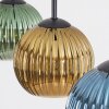 Koyoto Pendellampa, kullampa, Pendelbelysning Blå, Guld, Grön, 3-ljuskällor