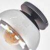Koyoto Taklampa, kullampa 30 cm Klart, Rökfärger, 1-ljuskällor