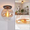 Koyoto Taklampa, kullampa 30 cm Amber, Klart, 1-ljuskällor