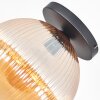 Koyoto Taklampa, kullampa 30 cm Amber, 1-ljuskällor