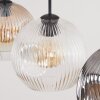Ripoll Pendellampa, kullampa, Pendelbelysning Amber, Klart, Rökfärger, 3-ljuskällor