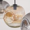 Ripoll Pendellampa, kullampa, Pendelbelysning Amber, Klart, Rökfärger, 3-ljuskällor