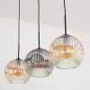 Ripoll Pendellampa, kullampa, Pendelbelysning Amber, Klart, Rökfärger, 3-ljuskällor