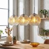 Ripoll Pendellampa, kullampa, Pendelbelysning Amber, Klart, 3-ljuskällor