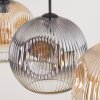 Ripoll Pendellampa, kullampa, Pendelbelysning Amber, Klart, Rökfärger, 3-ljuskällor