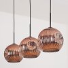 Ripoll Pendellampa, kullampa, Pendelbelysning Kopparfärg, 3-ljuskällor