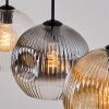 Ripoll Pendellampa, kullampa, Pendelbelysning Amber, Klart, Rökfärger, 4-ljuskällor