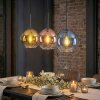 Koyoto Pendellampa, kullampa, Pendelbelysning Blå, Guld, Klart, Kopparfärg, 3-ljuskällor
