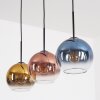 Koyoto Pendellampa, kullampa, Pendelbelysning Blå, Guld, Klart, Kopparfärg, 3-ljuskällor