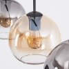 Koyoto Pendellampa, kullampa, Pendelbelysning Amber, Klart, Rökfärger, 3-ljuskällor