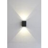 Nordlux KUBI vägglampa utomhus, Vägglampa LED Svart, 2-ljuskällor