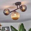 Chehalis Taklampa, kullampa Amber, Krom, Rökfärger, 3-ljuskällor